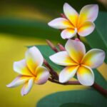 White Plumeria (Champa) Flower Plant – Fragrant Blooms with Yellow Centers